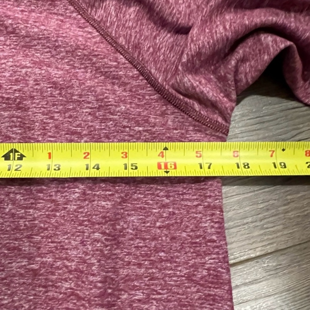 Lululemon Make A Move Long Sleeve Rulu Heathered Red Grape | Size 6 - Picture 8 of 12